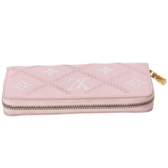 Louis Vuitton Zippy Wallet Monogram Empreinte Broderie M81138 Pink - Picture 4 of 7
